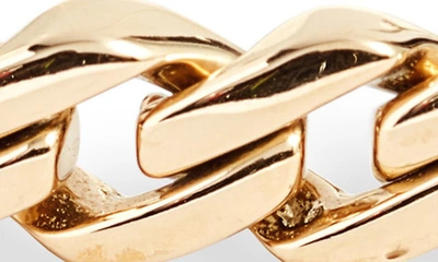 Knotty Curb Chain Bracelet In Gold