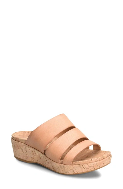 Shop Kork-ease Menzie Wedge Slide Sandal In Brown F/ G
