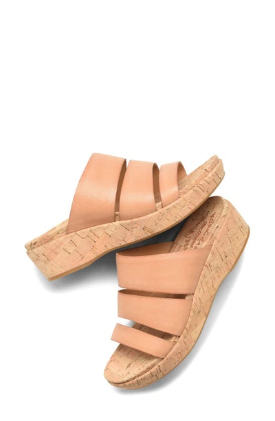 Shop Kork-ease Menzie Wedge Slide Sandal In Brown F/ G