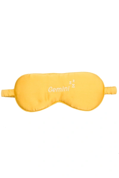 Shop Holisticity Zodiac Silk Eye Mask - Gemini