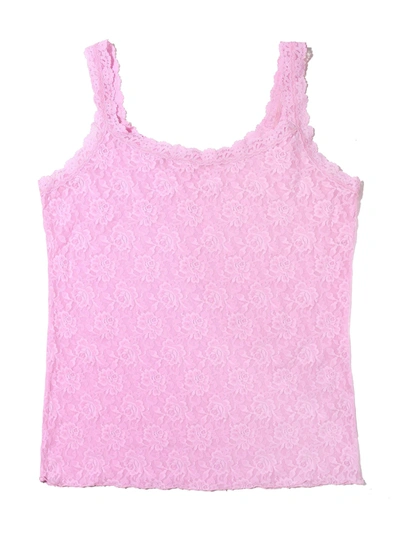 Shop Hanky Panky Plus Size Signature Lace Classic Cami In Pink
