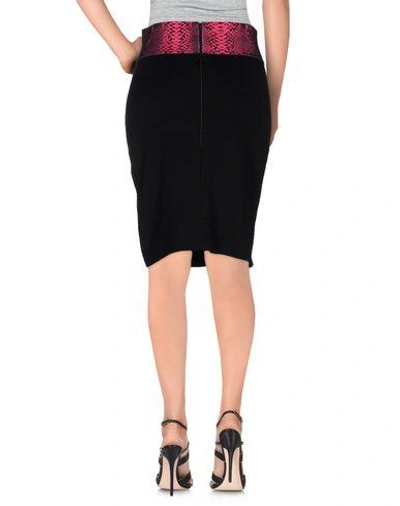 Shop Christopher Kane Knee Length Skirt In Black
