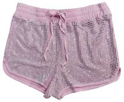 Shop Juicy Couture Women's Bikini Rhinestone Shorts In Pink