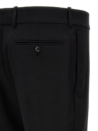 Shop Alexander Mcqueen Cigarette Tailored Pants In Black