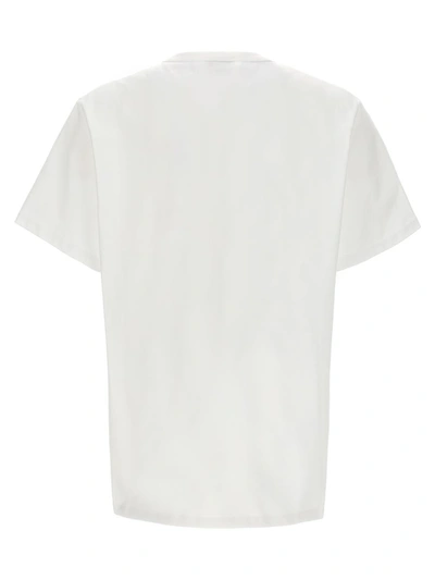 Shop Alexander Mcqueen Logo Embroidery T-shirt In White