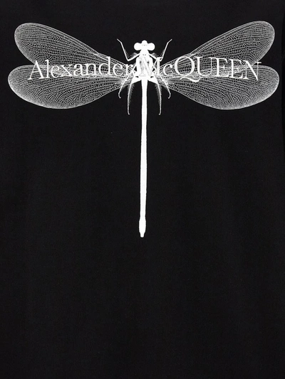 Shop Alexander Mcqueen Logo Print Sweatshirt In White/black