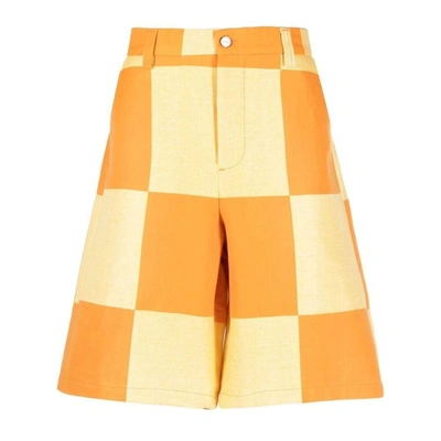 Shop Jacquemus Shorts In Yellow
