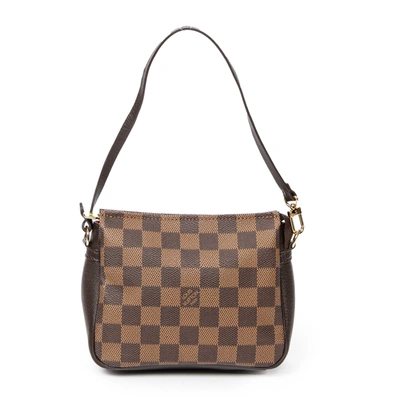 Pre-owned Louis Vuitton Trousse Make Up Pouch In Brown