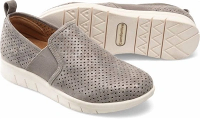 Comfortiva Casey Perforated Slip-on Sneaker In Grey