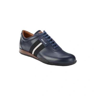 Bally Man Sneakers Black Size 8.5 Calfskin In Black