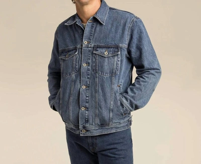 Shop Sendero Provisions Co. Dean Denim Jacket In Medium Blue