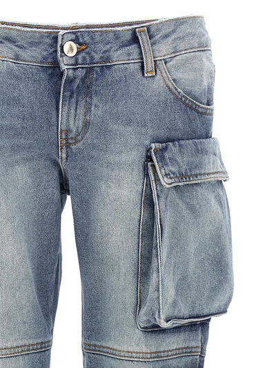 Shop Attico The  'essie' Jeans In Blue