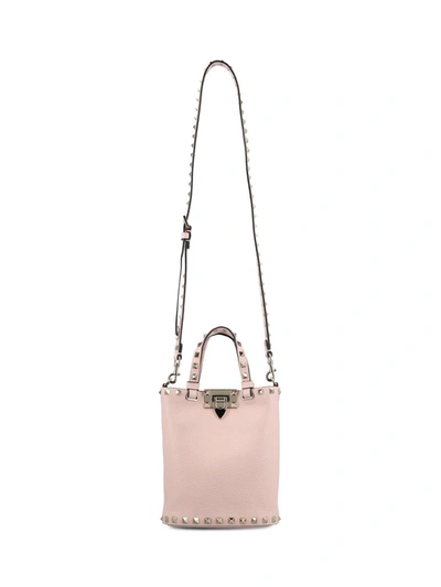 Shop Valentino Garavani Handbags In Rose Quartz