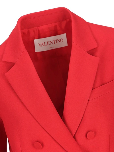 Shop Valentino Garavani Jackets In Red