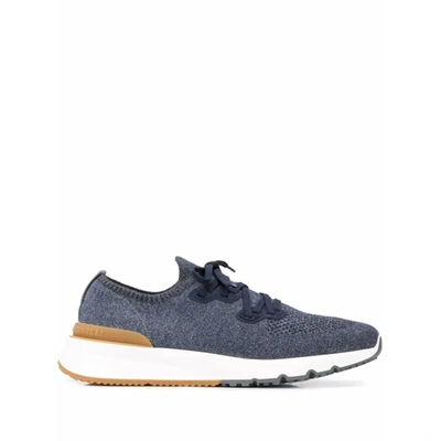 Shop Brunello Cucinelli Sneakers & Slip-on In Blue