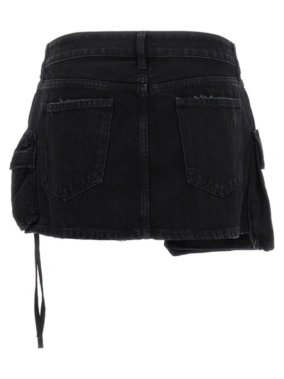 Shop Attico The  'fay' Mini Skirt In Black