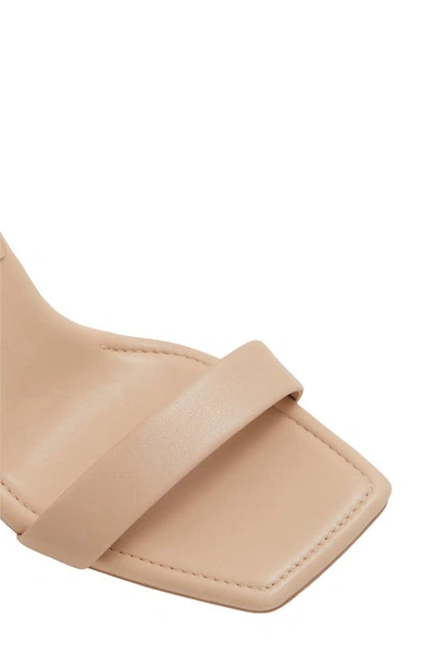 Shop Aldo Rosali Square Toe Sandal In Beige