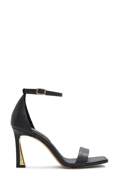 Shop Aldo Rosali Square Toe Sandal In Black