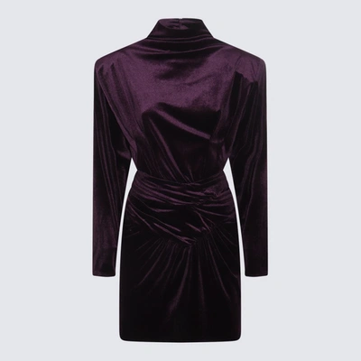 Shop The New Arrivals By Ilkyaz Ozel The New Arrivals Ilkyaz Ozel Purple Mini Dress