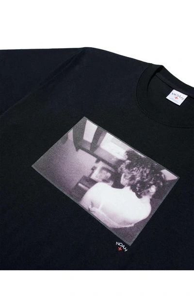 Shop Noah X The Cure 'picture Of You' Cotton Graphic T-shirt In Black