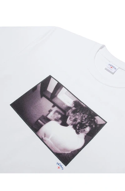 Shop Noah X The Cure 'picture Of You' Cotton Graphic T-shirt In White