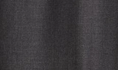 Shop Peter Millar Harker Flat Front Wool Dress Pants In Charcoal