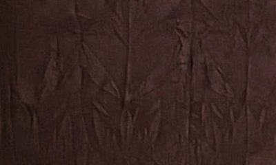Shop Asos Design Textured Maxi Skirt In Brown
