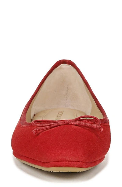 Veronica Beard Beatrix Ballet Flat In Fire Red