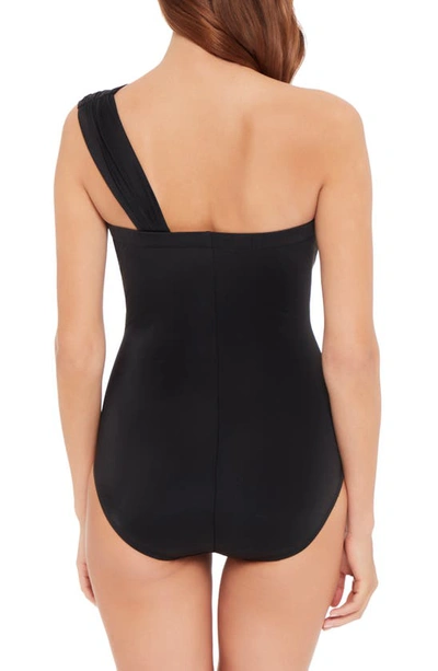 Magicsuit Goddess Solid Convertible One-piece Swimsuit In Black