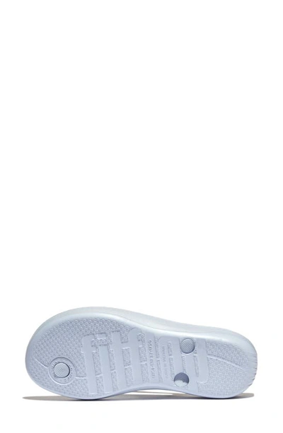 Shop Fitflop Iqushion Flip Flop In Pearlized Skywash Blue
