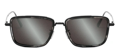 Shop Dior Blacksuit S9u H4a4 Dm40113u 12c Rectangle Sunglasses