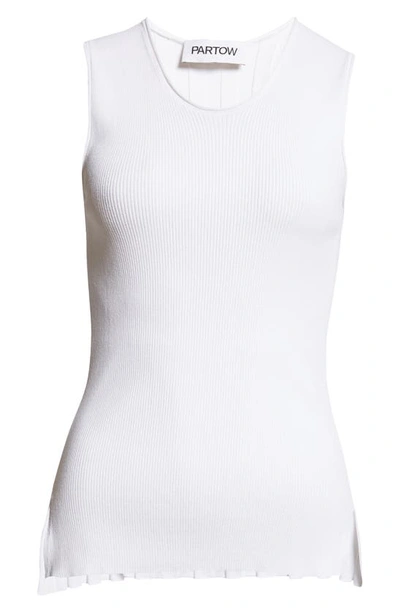 Shop Partow Mimi Tank Top In White