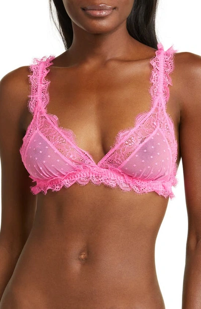 Shop Love Stories Love Lace Bralette In Pink