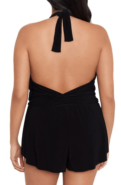 Magicsuit Bianca One-piece Romper Swimsuit In Blk