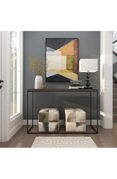 Ginger Birch Studio Blue Abstract Canvas Framed Wall Art In Blue