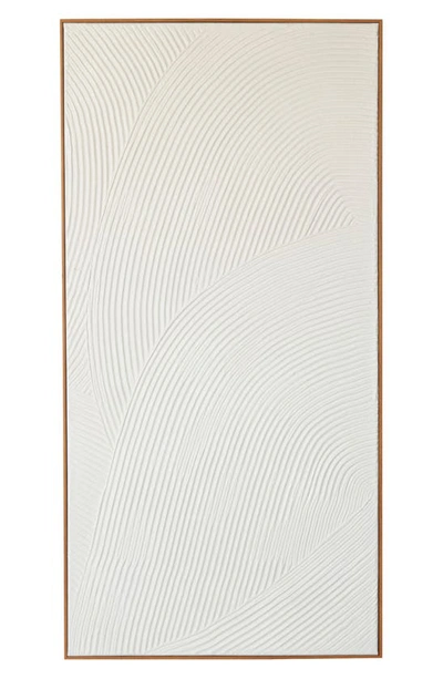 Shop Ginger Birch Studio Abstract Canvas Framed Wall Art In White