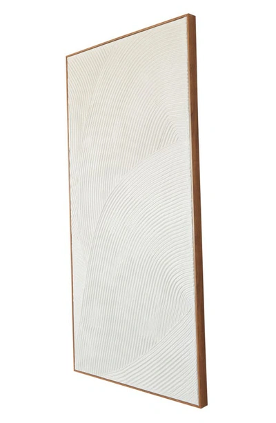 Shop Ginger Birch Studio Abstract Canvas Framed Wall Art In White