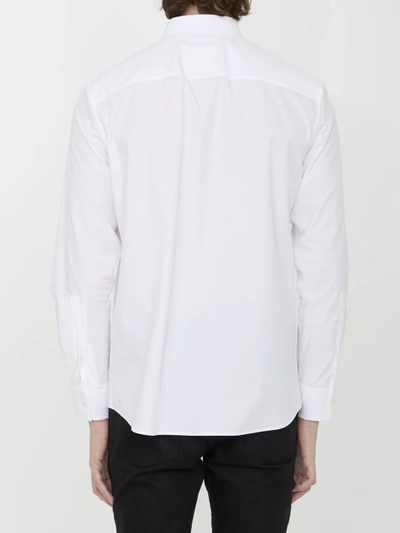 Valentino Garavani Men Shirt With Rockstud Untitled Studs In White