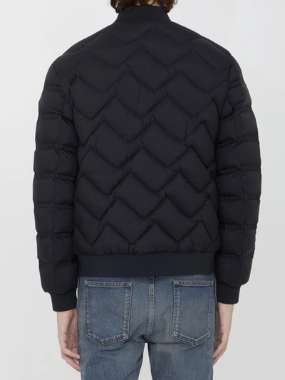 Shop Moncler Ubac Short Down Jacket In Black
