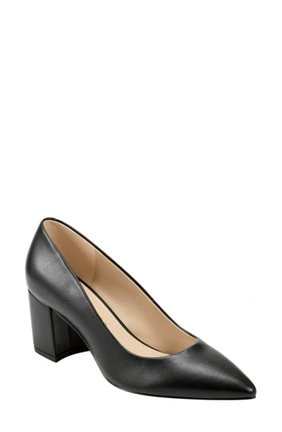 Shop Marc Fisher Ltd Yuki 2 Block Heel Pump In Black