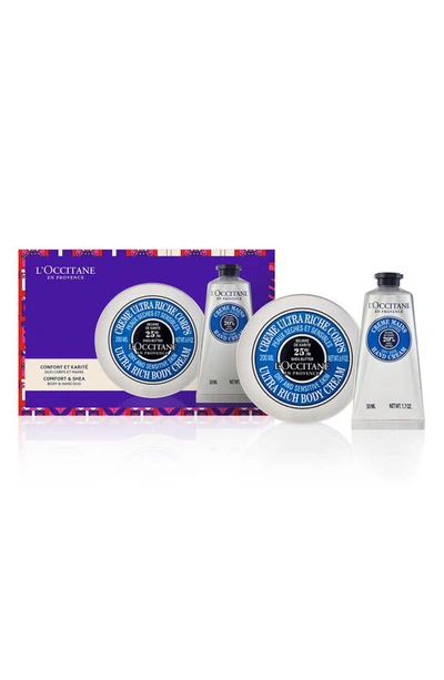 Shop L'occitane Nourishing Shea Butter Body & Hand Duo (limited Edition) $69 Value