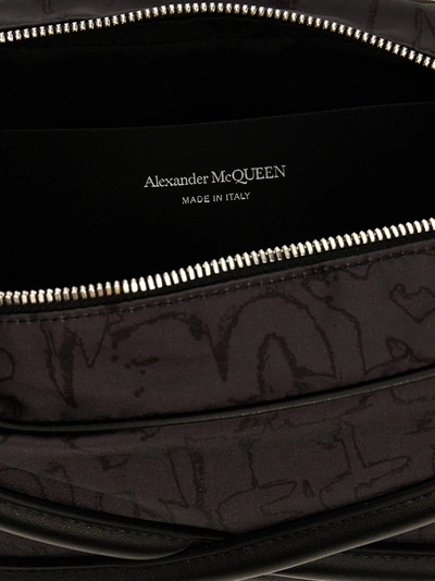 Shop Alexander Mcqueen Harness Camera Bag Crossbody Bags Black