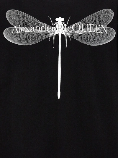 Shop Alexander Mcqueen Logo Print Sweatshirt White/black