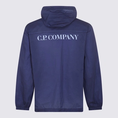 Shop C.p. Company Medieval Blue Nylon Casual Jacket