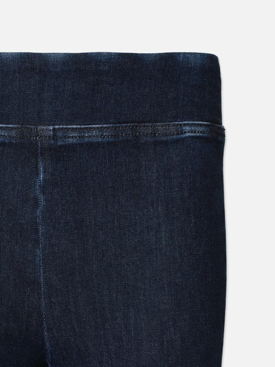 Frame The Jetset Crop Mini Bootcut Jeans In Blue