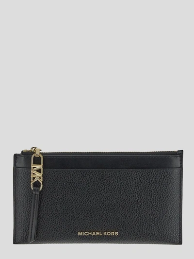 Shop Michael Michael Kors Wallets In Black