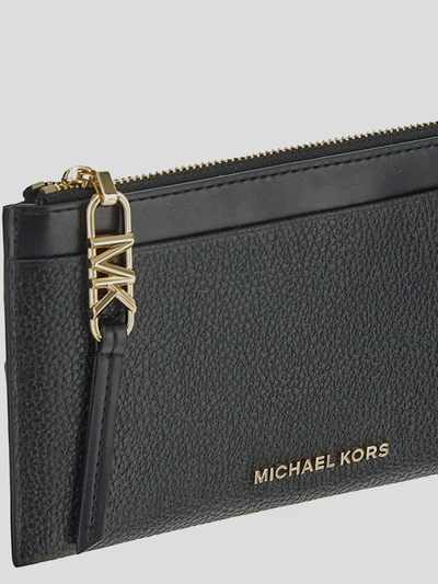 Shop Michael Michael Kors Wallets In Black