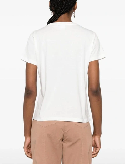 Shop Pinko T-shirts And Polos In Bianco Nembo