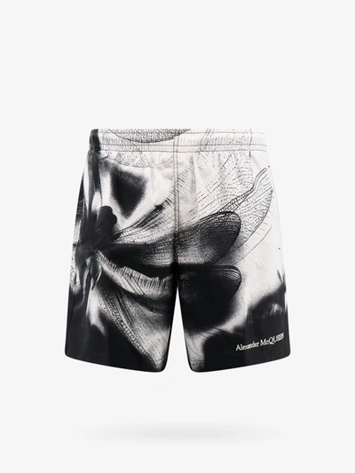 Shop Alexander Mcqueen Man Swim Trunk Man Multicolor Swimwear