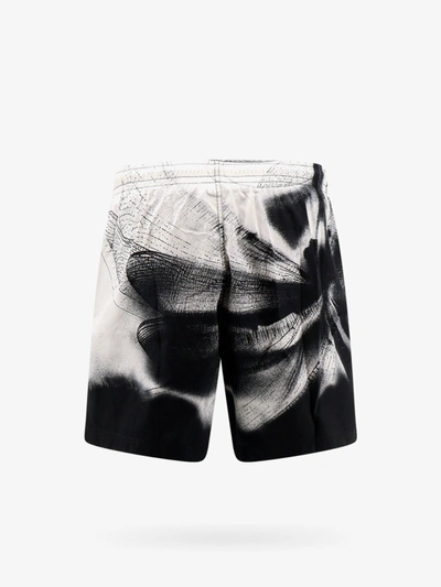 Shop Alexander Mcqueen Man Swim Trunk Man Multicolor Swimwear